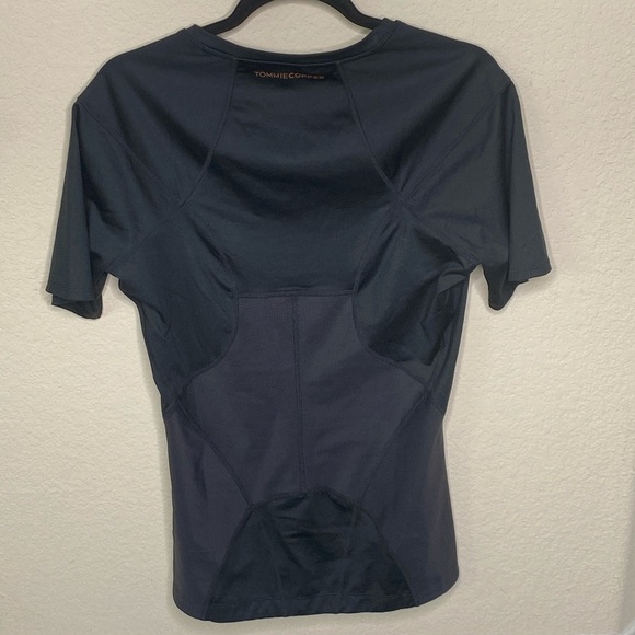 Tommie Copper Full Back Support Zipper Front Shirt | Men's Short Sleeve Size XL - Picture 5 of 9